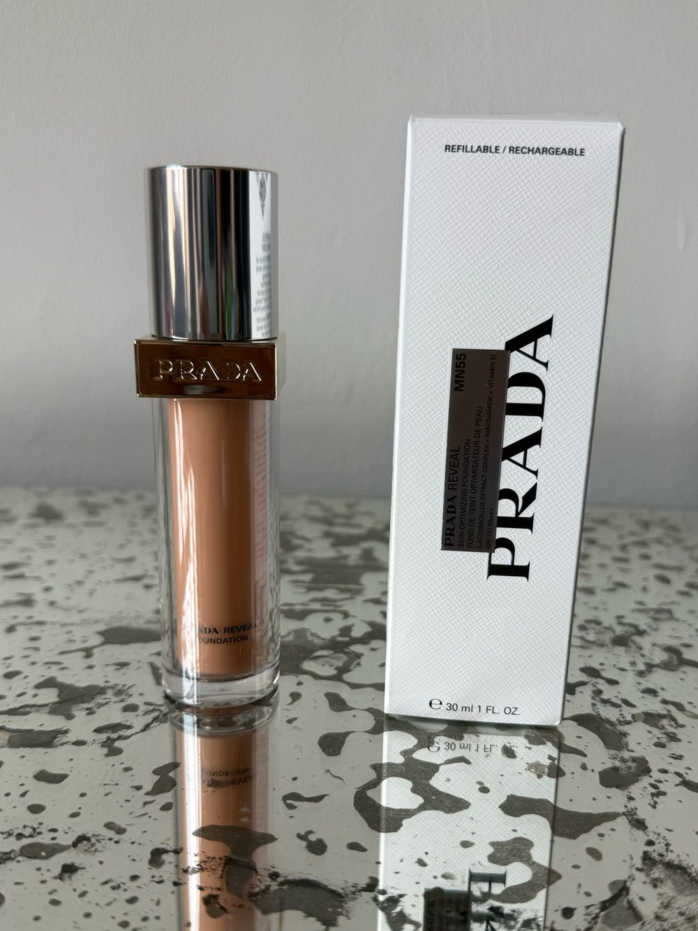 Prada Liquid Foundation — Warm Beige Tone